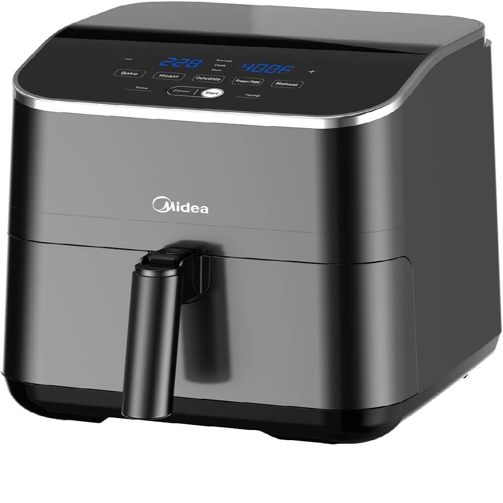 美的空气炸锅 5.5L大容量 可视化智能